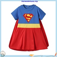 Kids Girl superhero Costume Wonderwomen,Batgirl,Supergirl,Captain America,SpiderGirl