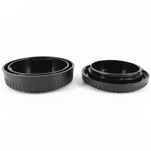 Rear Lens Cap Cover + Camera Front Body Cap for Fujifilm Fuji Fujinon XF XC X Mount X-T5 X-T4 X-H2 X