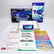 Pokemon Sapphire Boxed w/ Manual Tested Nintendo GameBoy Advance GBA JP Games Direct From Japan