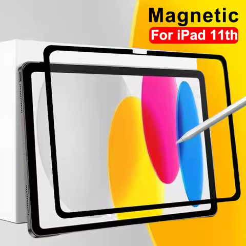 1-2pcs Magnetic Paperfeel Screen Protector for iPad 11 2025 11th Gen A16 Removable Writing Painting 