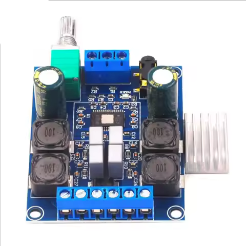 A97I-TPA3116D2 50Wx2 Dual Channel Digital Power Amplifier Board 2 CH Stereo High Efficiency Reverse 