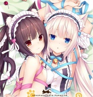 萌柚香❤雨天愛麗絲原創 貓娘樂園 NEKOPARA 巧克力 香草 動漫等身抱枕套枕頭套長抱枕套等身枕套