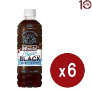 朝日 - 朝日 Asahi Wonda Clear Black 清黑 無糖黑咖啡(樽裝) 6x500毫升 日本咖啡 (新舊包裝隨機發送)