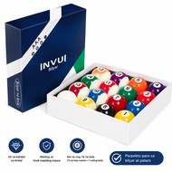 [Local Ship] Premium Crystal Billiard Pool Ball Set 16pcs Standard 57.2mm 2 1/4 Inch, Fit American 8