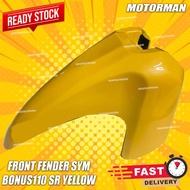 FRONT FENDER SYM BONUS 110 SR YELLOW MOTORMAN