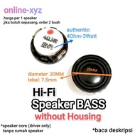 Hi-Fi Bass Speaker Laptop gaming Speaker 20MM 2cm 3 WATT 3WATT 2W 3W 4Ohm 8 4 Ohm HiFi sound audio d