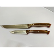 Combo Pirge Elite Utility &amp; Paring knief full tang