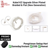 Kz Silver Upgrade Cable KZ ZSN Pro Silver Plated WITH MIC Type C KZ ZSN Pro
