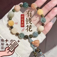 [Free Shipping] Can Open Tickets New Style Lotus Bodhi Good Luck Bracelet New Chinese Retro Niche Br