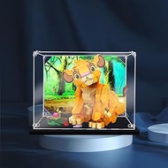 Acrylic Display case with Screw for Lego® Simba The Lion King Cub 43243(Lego Set is not Included) (w