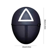 Squid Game Costume Cosplay Korean Drama Front Man Boss Hard Plastic Lee Jung Jae Square Triangle Rou