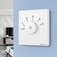 Type 86 Concealed Ceiling Fan Switch 5-speed Speed Regulator