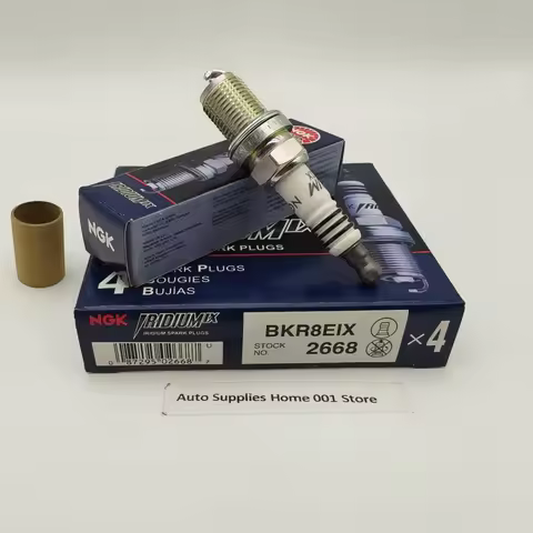 4/6pcs NGK BKR8EIX 2668 Iridium Spark Plug For Audi A3 A4 A5 TT TTS Volkswagen CC Golf/GTI Jetta Pas
