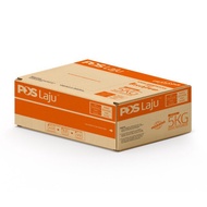 ✅READY STOCK✅Pos Laju Prepaid Box - Orange/Red (M)