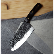 30cm Hammer Finished Wenge Hardwood Handle Kitchen Knife Chinese Cleaver 5cr15mov