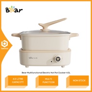 Bear Multifunctional Electric Hot Pot Cooker 4.0L-6.5L Non Stick Multi Function BMC-CM40L / BMC-CM65