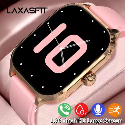 LAXASFIT H9 Smart Watch Men Women Sports Fitness Tracker 2.01 inch HD Screen Bluetooth Talking Smart
