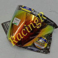 SHOEI J FORCE II III JF2 JF3 V8 VISOR CRYSTAL GOLD + ORANGE CRYSTAR BLUE AKILA