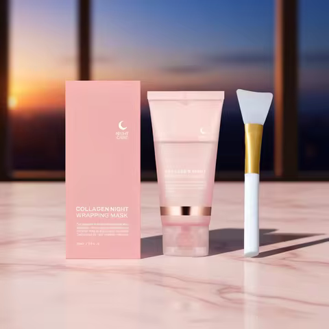 Skin Care Korean Collagen Mask Korean Collagen Wrapping Peel Off Facial Mask Elasticity Hydration Re