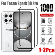1-2 Pcs Tecno Spark 30 Pro 9D Tempered Glass For Tecno Spark 30C 30 5G Go 1 20P Camon 30 Pro 20 20C 
