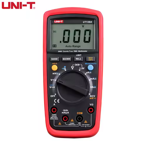 UNI-T UT139A UT139B UT139C True RMS Digital Multimeter Auto Range AC DC Voltmeter Ammeter Ohmmeter C