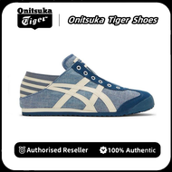 TIGER MEX ICO 66 PARATY SLIP-ON รองเท้ารองเท้าผ้าใบรุ่น HERITAGE สำหรับผู้ชายหรือผู้หญิงรองเท้าวิ่ง