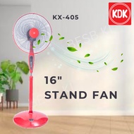 KDK KX-405 16" STAND FAN Floor Fan Kipas Angin Berdiri Deep Red