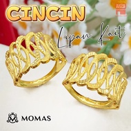 Cincin Lipan Emas 916 Original Cincin Emas Lebar 916 Cincin Kait Emas 916 Original Emas Murah Cincin