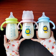 PPSU Baby Feeding Cup with Straw Children Learn Feeding Drinking Bottle Kids Training Cup with Straw