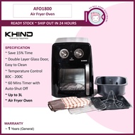 Khind Air Fryer Oven 11.5L 3L -  AFO1800