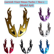 Garnish Visor Garnish Windshield Fire Model Nmax Neo Nmax Turbo Nmax New Nmax Old Nmax V3 Accessorie