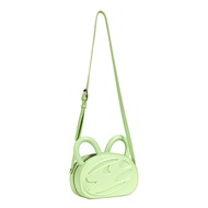 CryingCenter | Green Cat Ears 3C Logo Embossed Handbag/Crossbody Bag