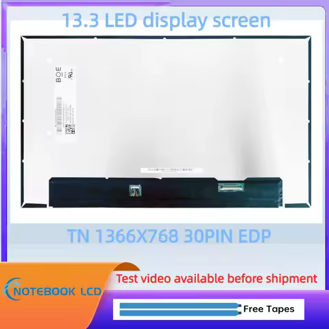 13.3 Inch Laptop LCD Screen NT133WHM-N61 B133XTN03.1 M133NWR9 R0 For Latitude 5300 5310 7300 7310 Di