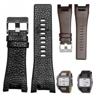 Con Genuine Leather Watch Strap For Diesel DZ1216 DZ1273 DZ4246 DZ4247 DZ287 Watchband Men's Cowhide Watch Band Bracelet