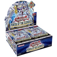 English Yugioh Power Of The Elements Booster Box 1st Edition