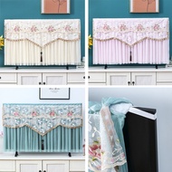 TV Dust Cover Lace Embroidered LCD Desktop Hanging TV Cover 32 inches 42 inches 50 inches 55 inches 