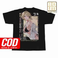 Anime T-shirt EVELYN CHEVALIER ZENLESS ZONE ZERO Game Manga Tshirt Unisex JAPANESE BRAIN CLOTHES