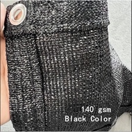 140gsm Black Anti UV Shade Fence Sun Shade Mesh Balcony Shade Net Privacy Balcony Backyard Deck Pati