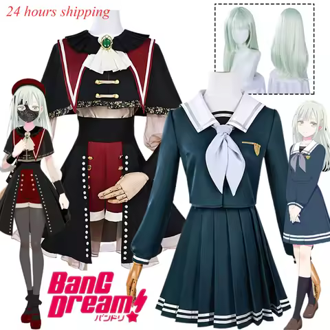 Ave Mujica Cosplay Costumes Anime BanG Dream It's MyGO!!!!! Clothes Wakaba Mutsumi Princess Dress JK