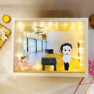 客製化黏土人偶相框/感謝禮物/情侶朋友同事老師/客製化送禮首選
