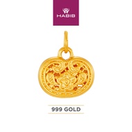 HABIB 999/24K Yellow Gold Pendant 9GP01570625