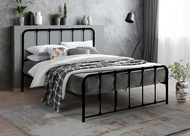 Katil Queen/Queen Bed Frame/Metal Bed/Katil Besi/Katil Putih/White Bed/Bed Frame/Dumee