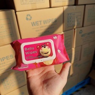 Baby Wipes Wet Tissue Non-Alcohol High Quality RO Water Tisu Basah Tisu Basah Bayi