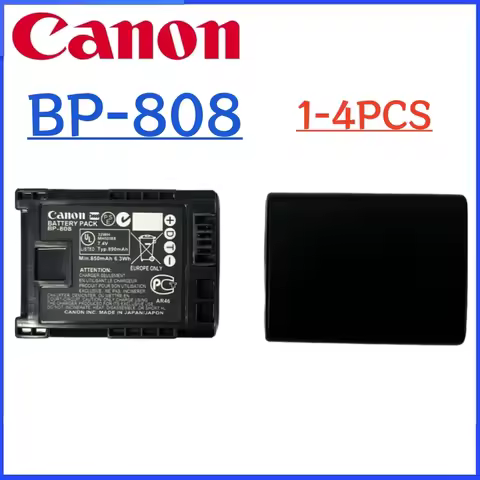 Original BP-808 BP 808 Battery For Canon VIXIA FS200 FS100 FS10 FS11 FS300 FS400 HF M300 HF M400 G10