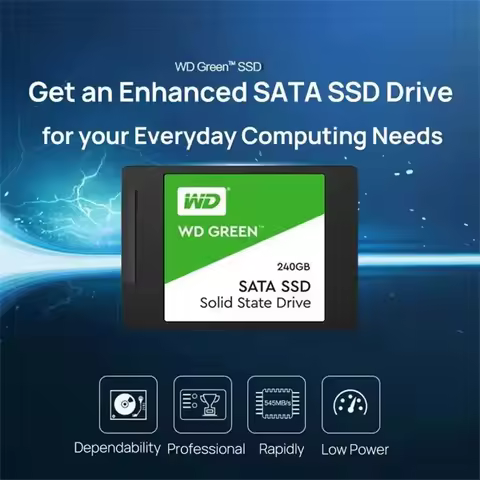Original WD Green 250GB 1TB 2TB SATA SSD 2.5" SATA3 Internal Solid State Disk For Notebook Desktop P