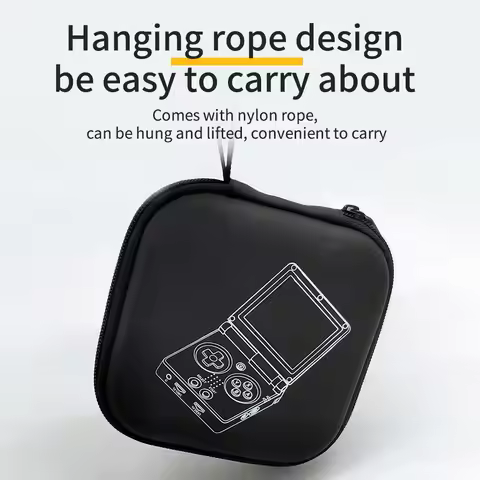 For ANBERNIC RG35XXSP Protective Case Shockproof Portable Organizer Bag Handheld Game Console Case B