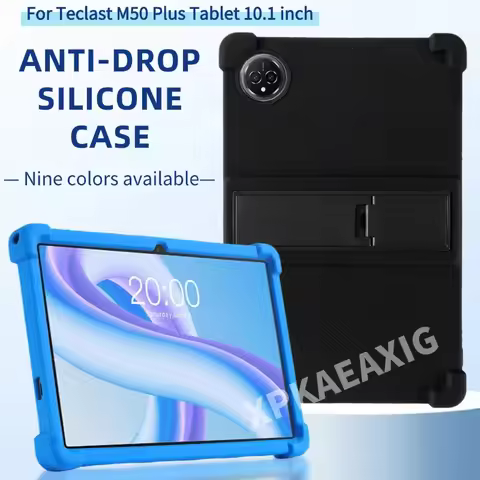 for Stand Case Teclast M50 Plus Tablet 10.1 inch Stand Cover Teclast M50plus Soft Silicone Kids Adju