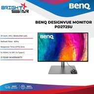 BENQ PD2725U DesignVue Monitor - 27"/IPS/3840x2160/4k/5ms