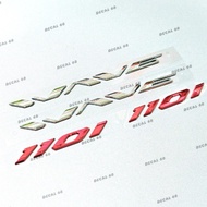 Tem Wave 125i 110i Chữ Nổi Cứng 3D Sắc Nét Decal Nhãn Dán Bền Màu