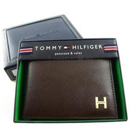 【TOMMY專櫃正品】美國TOMMY HILFIGER 代購 防刮皮 H款 照片可拆短夾  男生 皮夾